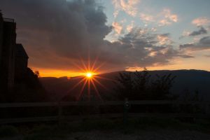 sonnenstrahlen untergang